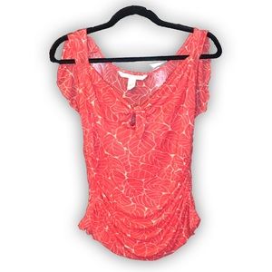 Diane Von Furstenberg Pink Silk Tommy Blouse Large